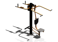 Уличный тренажер "Верхняя тяга Брусья Пресс" УТ339 в Луганске