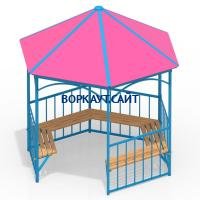 Беседка с лавками МАФ 4120 в Луганске