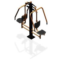 Уличный тренажер  "Жим от груди двойной" УТ204 в Луганске