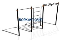Спортивный комплекс воркаут ВС-129 в Луганске