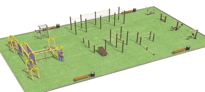 Проект спортивной площадки для любого возраста - 1 096 200 рублей. в Луганске