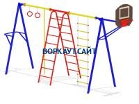 Гимнастический комплекс с баскетбольным щитом МАФ 3001 в Луганске