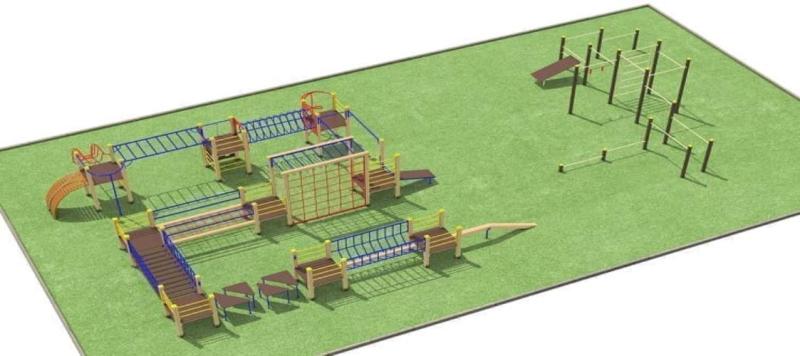 Проект спортплощадки с полосой препятствий - 1 178 100 рублей в Луганске