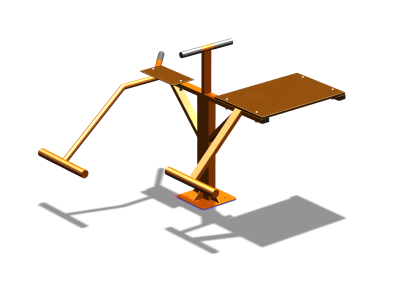 Уличный тренажер "Пресс Гиперэкстензия" УТ327 в Луганске