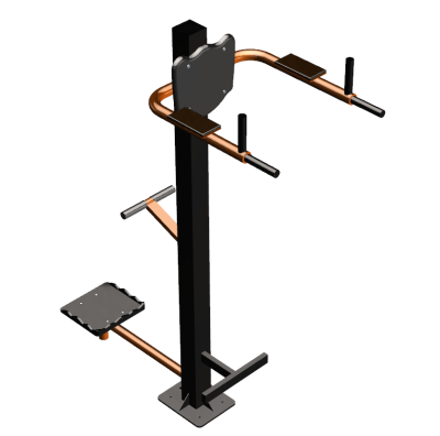 Уличный тренажер "Брусья Пресс Твистер" УТ345 в Луганске