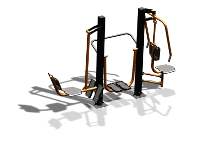 Уличный тренажер "Жим ногами Шагомер Жим от груди" УТ333 в Луганске