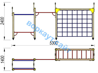Детский спортивный комплекс Атлет ДСК 3106 в Луганске