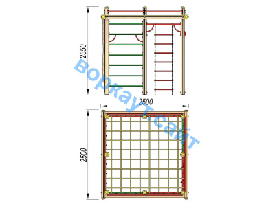 Детский спортивный комплекс ДСК 3110 в Луганске Детский спортивный комплекс ДСК 3110 в Луганске