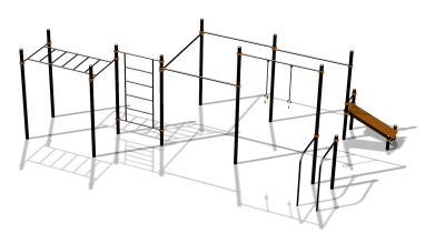 Спортивный комплекс воркаут ВС-153 в Луганске