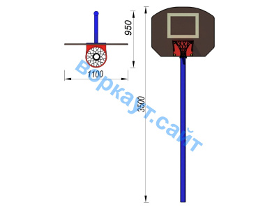 Баскетбольный щит СИО 3510 в Луганске