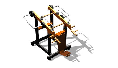 Силовой уличный тренажер  "Жим вверх"  УТ421 в Луганске