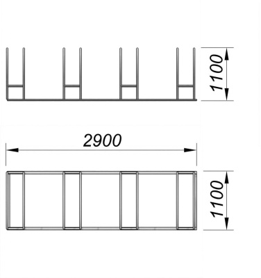 Велопарковка МАФ 6002 в Луганске