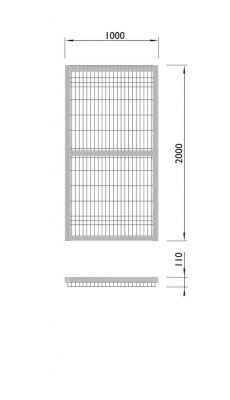 Калитка спортивной площадки МАФ 5105 в Луганске