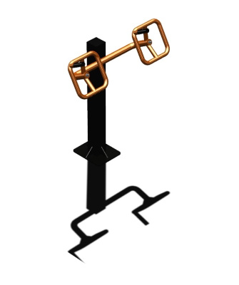 Уличный тренажер "Штурвал одинарный" УТ 122 в Луганске