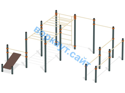 Спортивный комплекс воркаут ВС-50 в Луганске