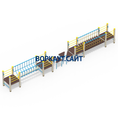 Детский спортивный комплекс Двойной мостик ДСК 3115 в Луганске