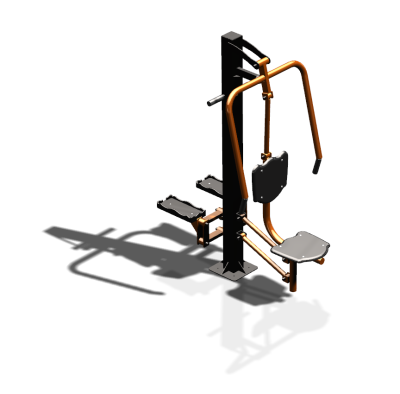 Уличный тренажер "Жим от груди Степпер" УТ342 в Луганске