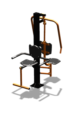 Уличный тренажер "Жим от груди Флекс" УТ324 в Луганске