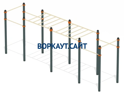 Воркаут рукоход с турниками ВС-23 в Луганске