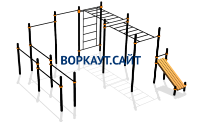 Спортивный комплекс воркаут ВС-109 в Луганске