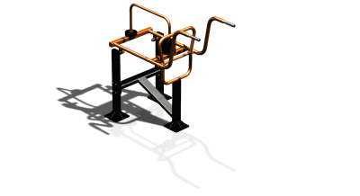 Силовой уличный тренажер  "Приседания"  УТ404 в Луганске