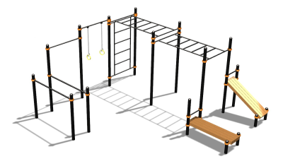 Спортивный комплекс воркаут ВС-71 в Луганске
