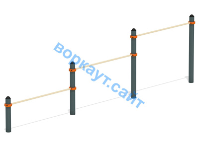 Каскад турников тройной ВС-6 в Луганске