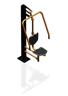 Уличный тренажер "Жим от груди одинарный" УТ 111 в Луганске