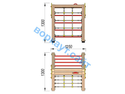 Детский спортивный комплекс ДСК 3201 в Луганске