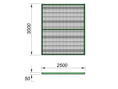 Ограждение спортивной площадки 2500х3000 МАФ 5103 в Луганске