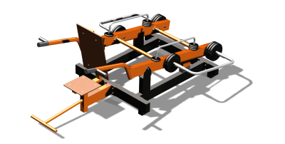 Силовой уличный тренажер  "Трицепс"  УТ424 в Луганске