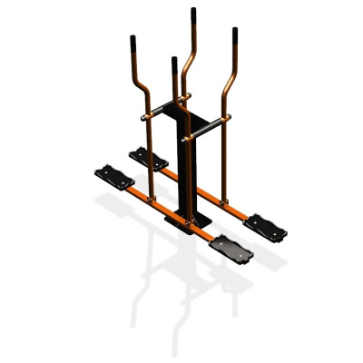 Уличный тренажер  "Лыжи двойные"   УТ210 в Луганске