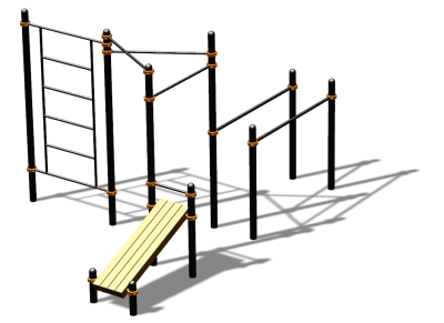Спортивный комплекс воркаут ВС-140 в Луганске