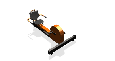 Силовой уличный тренажер  "Велотренажер"  УТ410 в Луганске