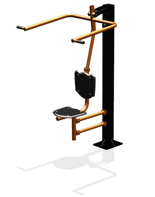 Уличный тренажер "Верхняя тяга одинарный" УТ 114 в Луганске