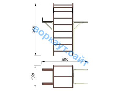 Детский спортивный комплекс 3 в 1 ДСК 3103 в Луганске