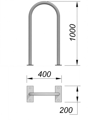 Велопарковка МАФ 6001 в Луганске