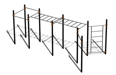 Спортивный комплекс воркаут ВС-118 в Луганске