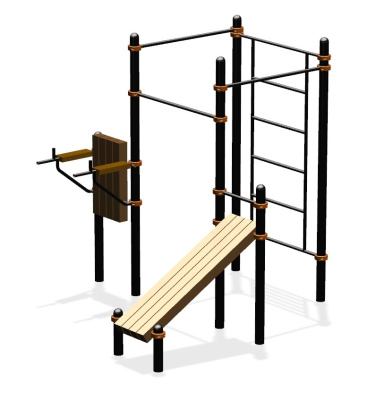 Спортивный комплекс воркаут ВС-64 в Луганске