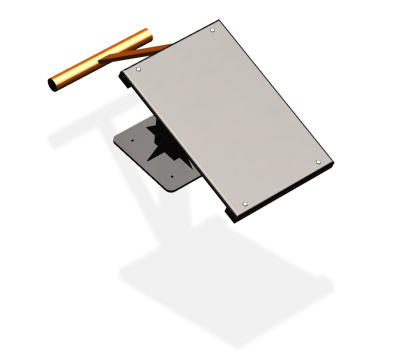 Уличный тренажер "Скамья для пресса" УТ 121 в Луганске