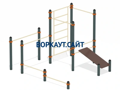 Спортивный комплекс воркаут ВС-43 в Луганске