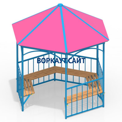 Беседка с лавками МАФ 4120 в Луганске