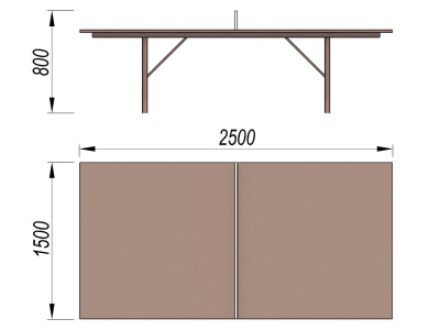 Теннисный стол МАФ 3517 в Луганске