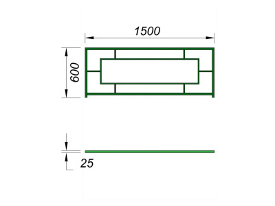 Ограждение площадки МАФ 5000 в Луганске