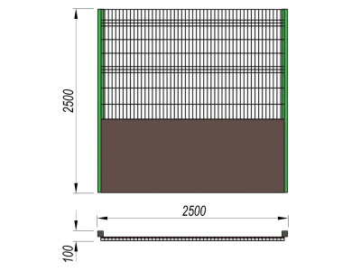 Ограждение хоккейной коробки МАФ 5202 в Луганске