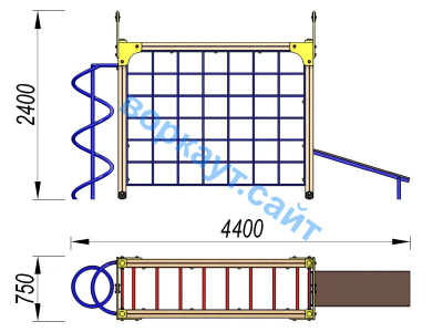 Детский спортивный комплекс Юниор ДСК 3105 в Луганске