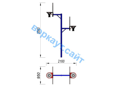 Баскетбольный щит двойной СИО 3511 в Луганске