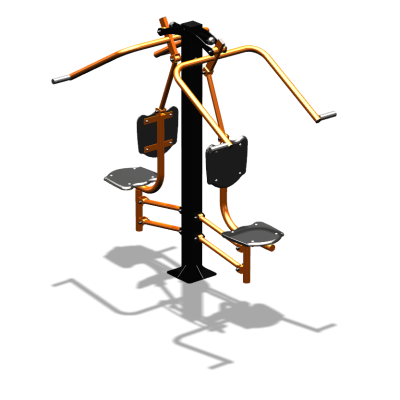 Уличный тренажер  "Верхняя тяга двойная"  УТ207 в Луганске